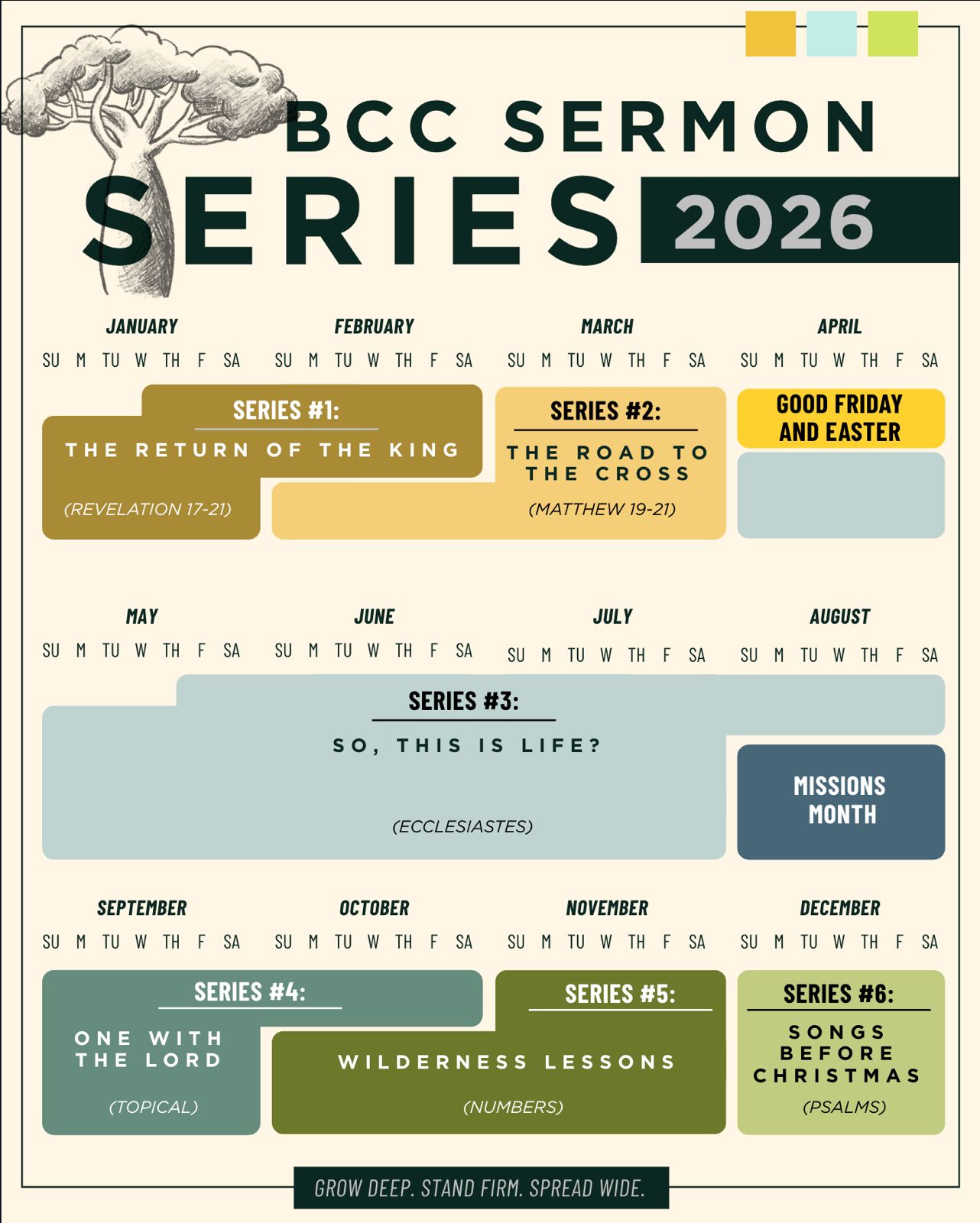 Current sermon series 2026 visual